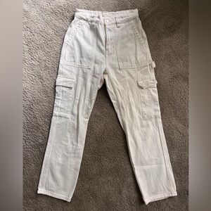 Pacsun Cream Cargo Jean